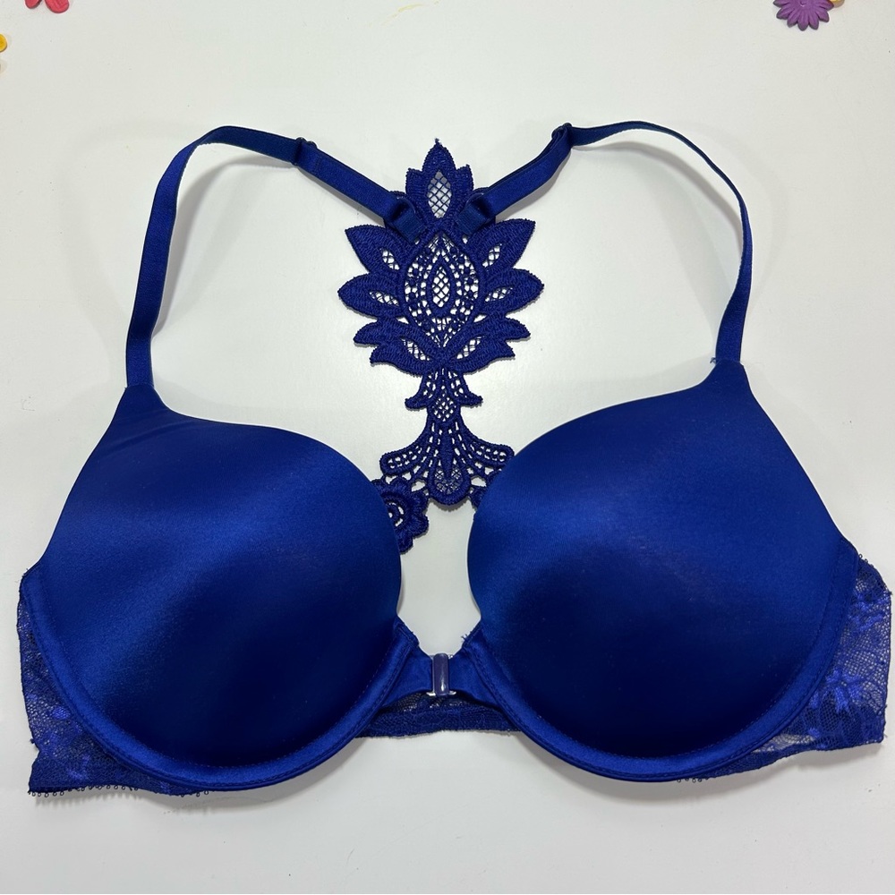 Victoria's Secret Very Sexy Push-Up Lace Racerback Underwire Bra 36B